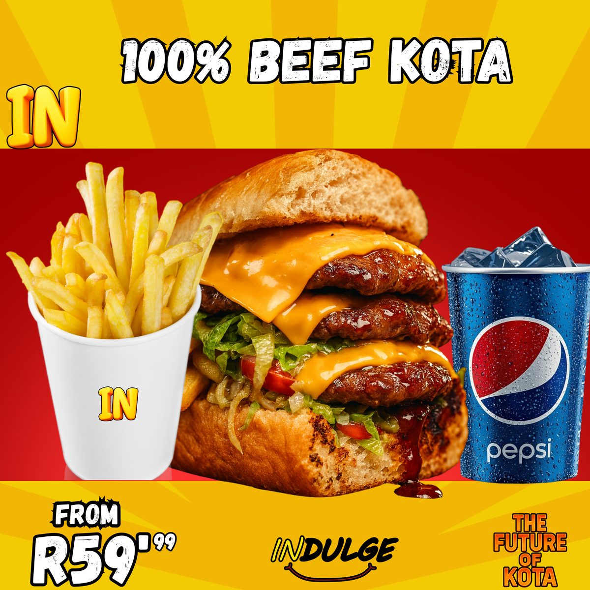 100% Beef Kota Combo